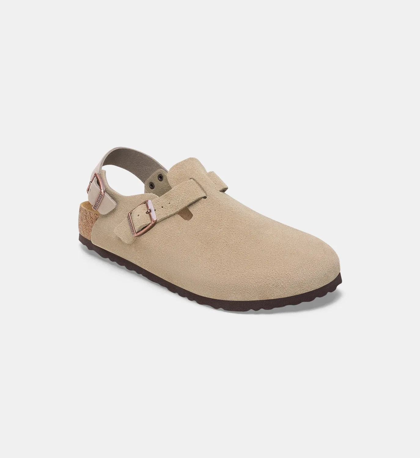 Сабо Токио из кожи BIRKENSTOCK, коричневый — фото 2