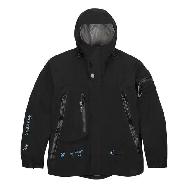 

Куртка x off-white gore-tex jacket 'black' Nike, черный