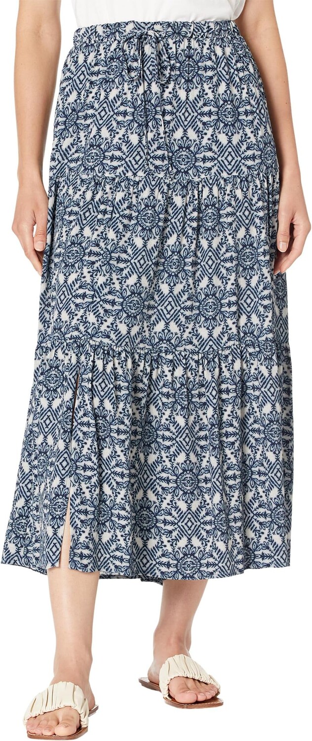 

Юбка Karen Kane Tiered Midi Skirt, цвет Print