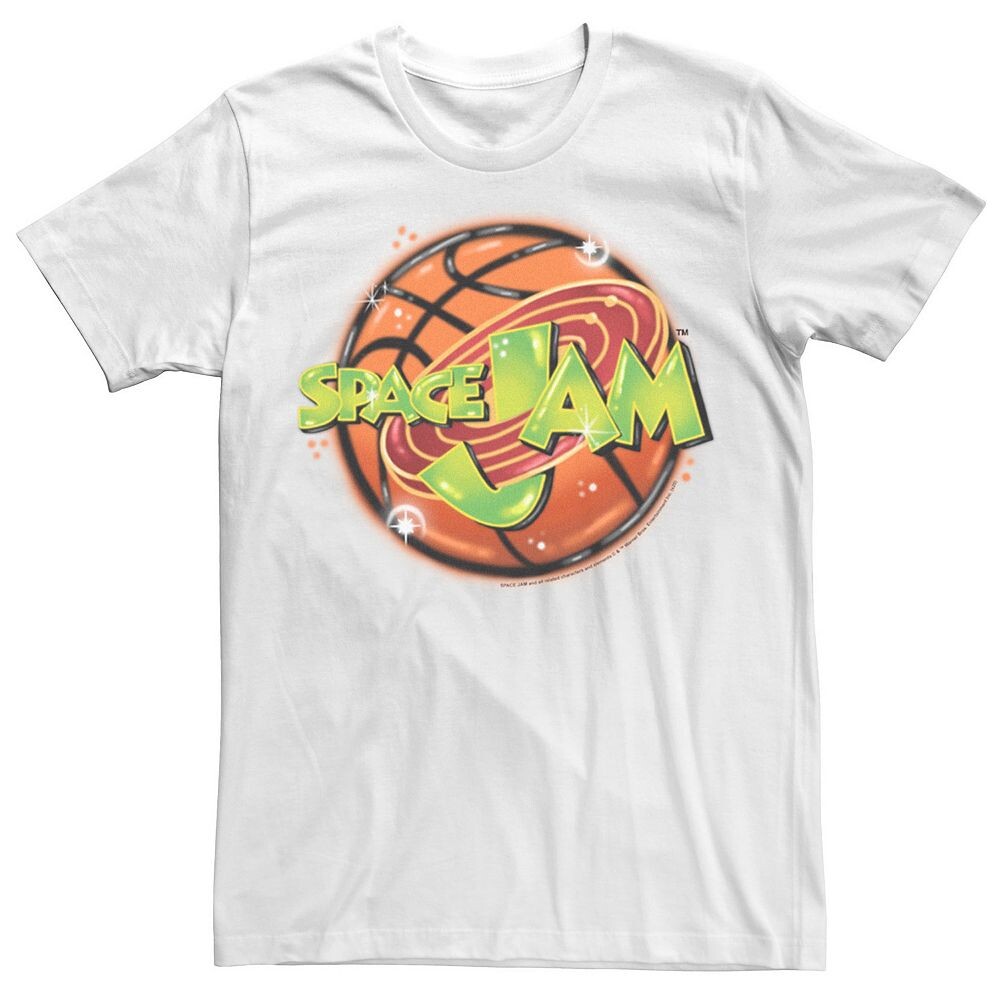 

Мужская футболка с логотипом Space Jam с аэрографией Licensed Character, белый