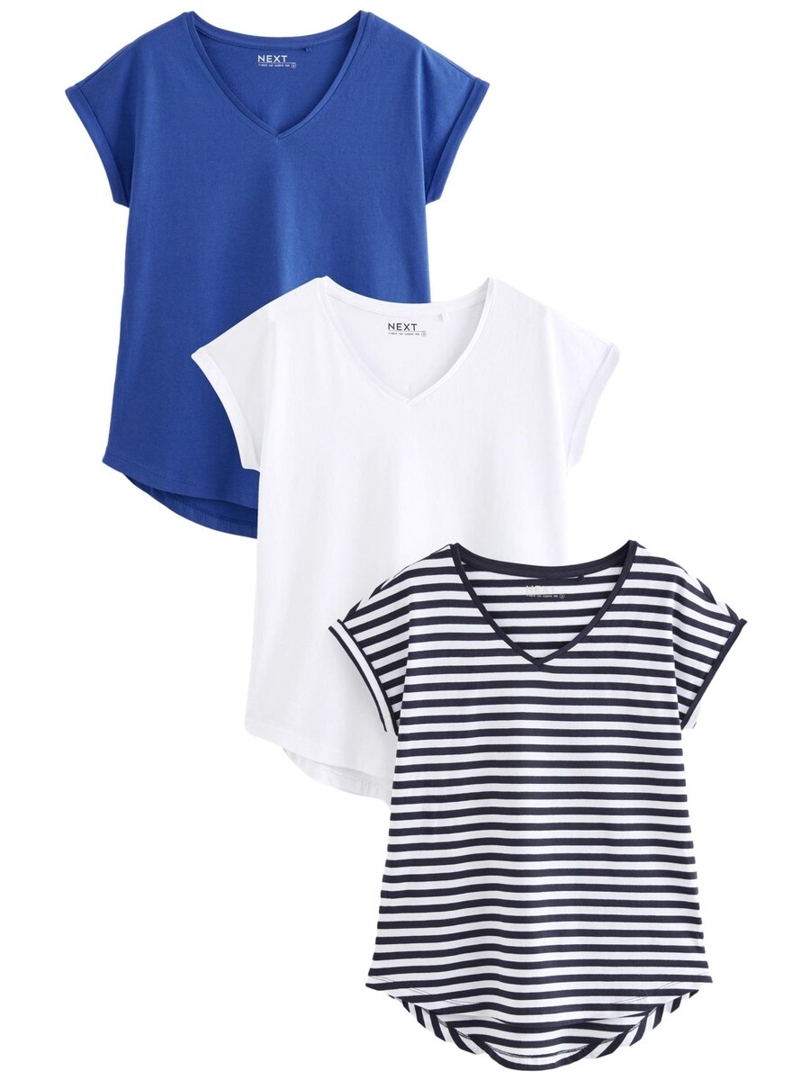 

Рубашка Next, цвет Night blue/Royal blue/White