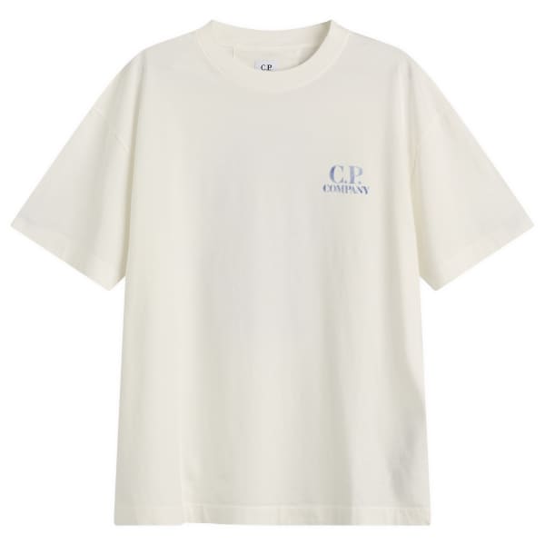 

30/1 футболка с логотипом Comfort C.P. Company, gauze белый