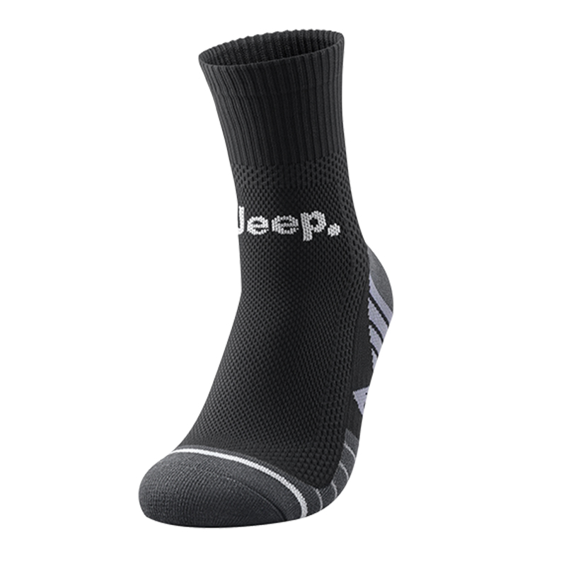 

Набор унисекс носков Crew Jeep, 1 pack (черный)