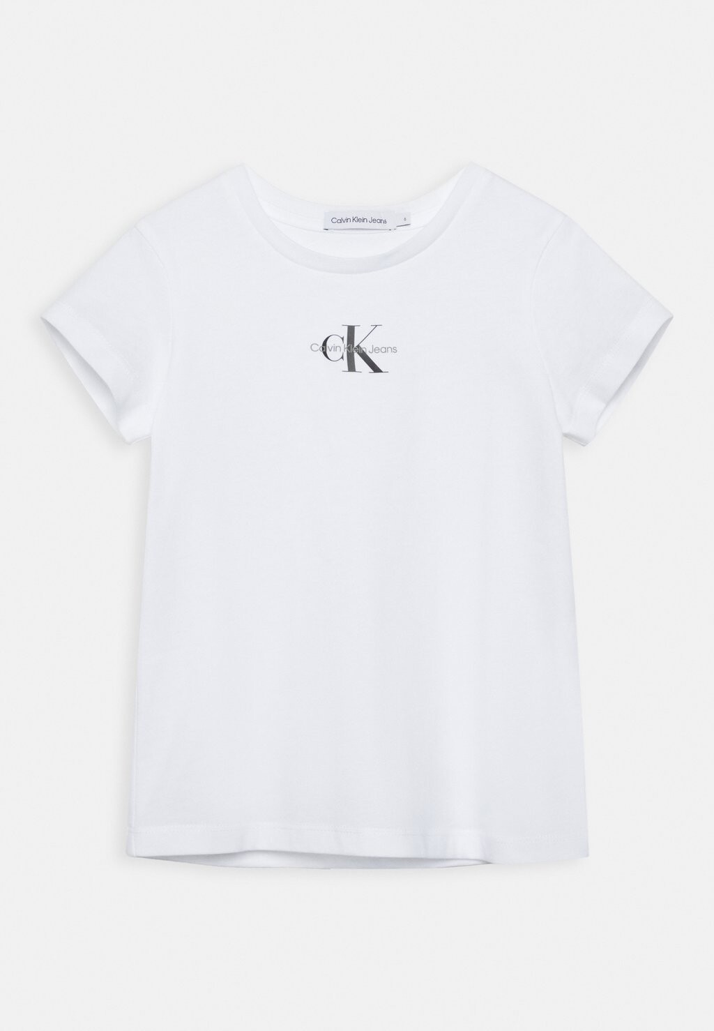 

Футболка с принтом Micro Monogram Calvin Klein Jeans, цвет bright white