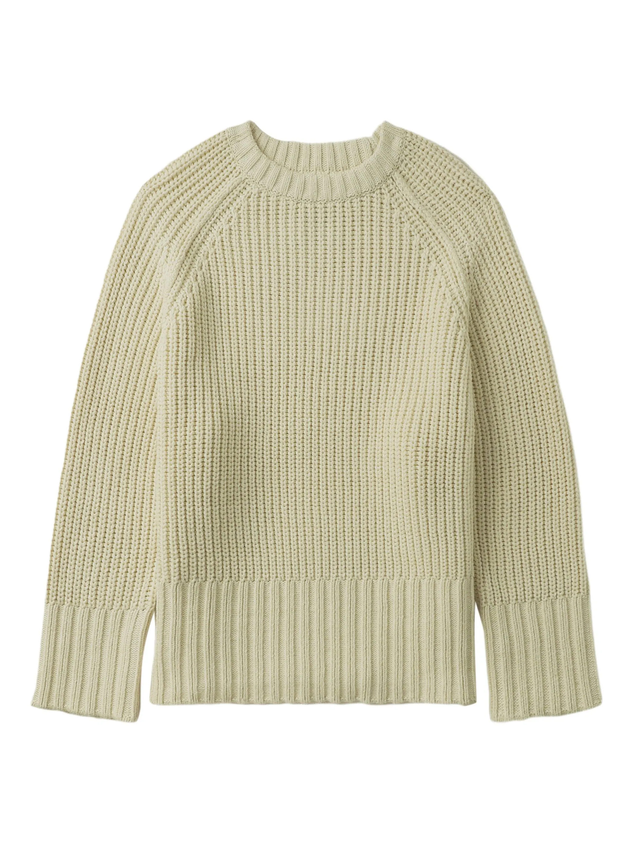 

Свитер в рубчик Low Classic, зеленый