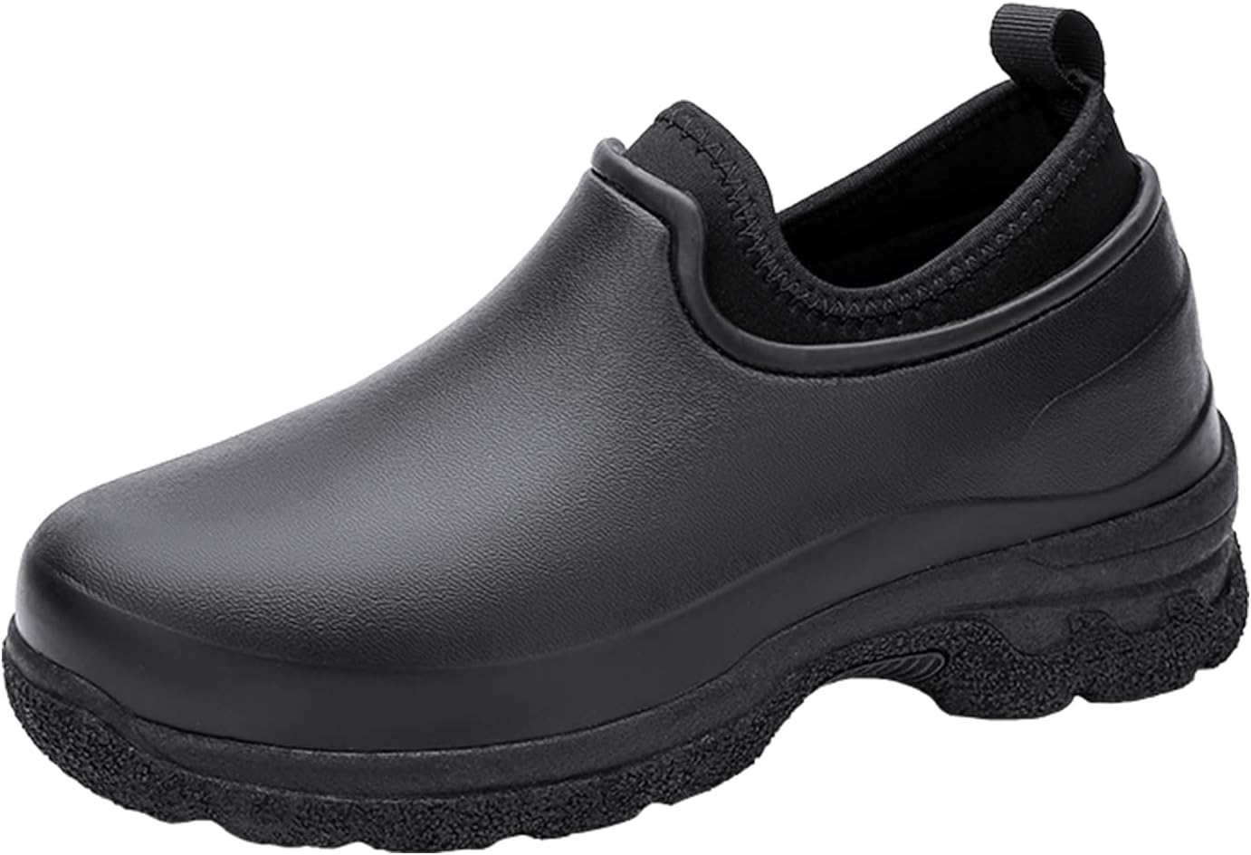 

Meidiastra Мужские и женские туфли для шеф-повара, водонепроницаемые, противоскользящие, сабо для кухни, медсестры, безопасная обувь для сада, рабочая обувь, черный