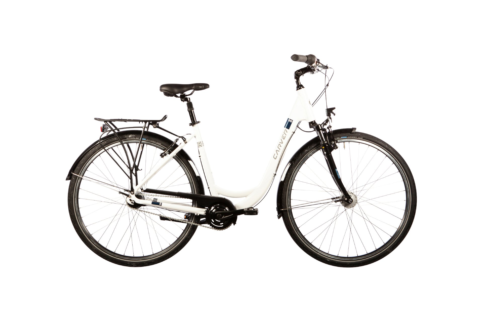 

Городской велосипед Carver Cityzen 110 - 28 дюймов - Tiefeinsteiger - 2024, цвет Weiß|white grey darkblue, Белый, Городской велосипед Carver Cityzen 110 - 28 дюймов - Tiefeinsteiger - 2024, цвет Weiß|white grey darkblue