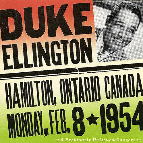 

CD диск Ellington, Duke: Live in Hamilton Ontario Canada 2/8/1954