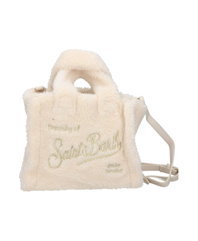 

Мини-Сумочка Vanity "Тедди" Mc2 Saint Barth, бежевый