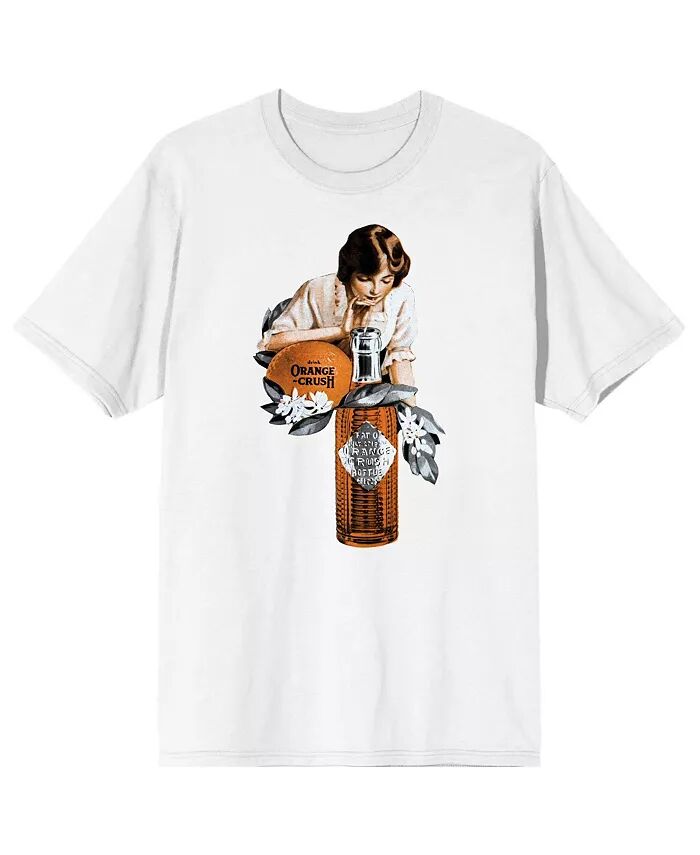 

Футболка мужская Orange Crush Woman & Glass Bottle белая-3XL Yoo-hoo, белый