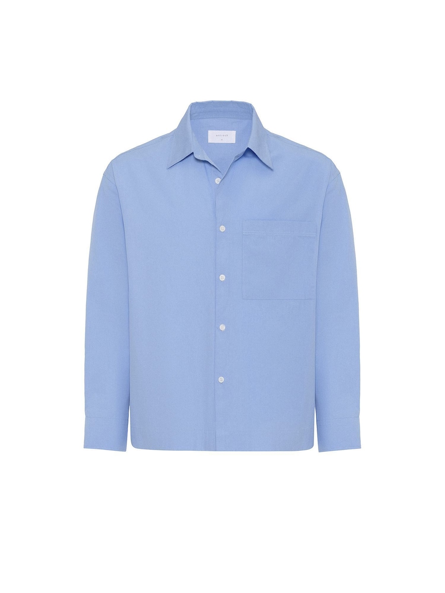 

Рубашка на пуговицах классического кроя Antioch, светло-голубой