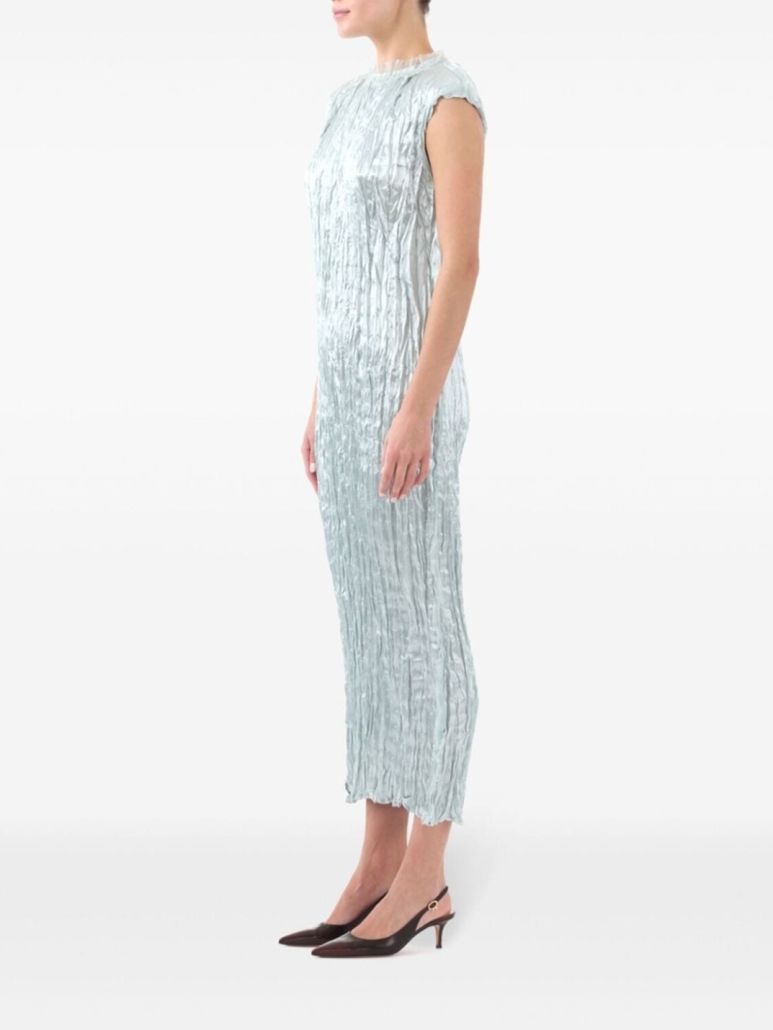 

Платье с кованым эффектом Jason Wu Collection, синий
