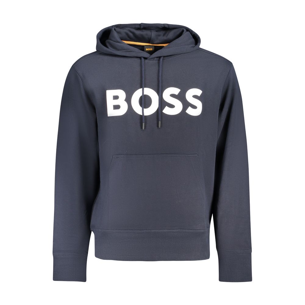 

Синий хлопковый свитер Hugo Boss