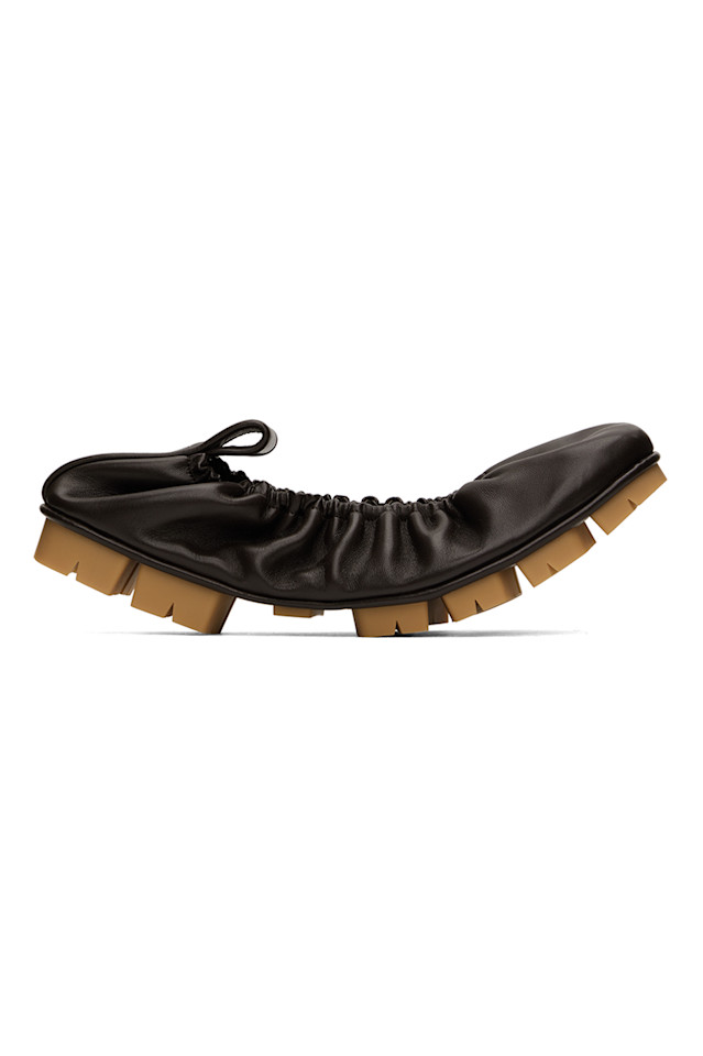 Балетки Shore Bottega Veneta, цвет fondant