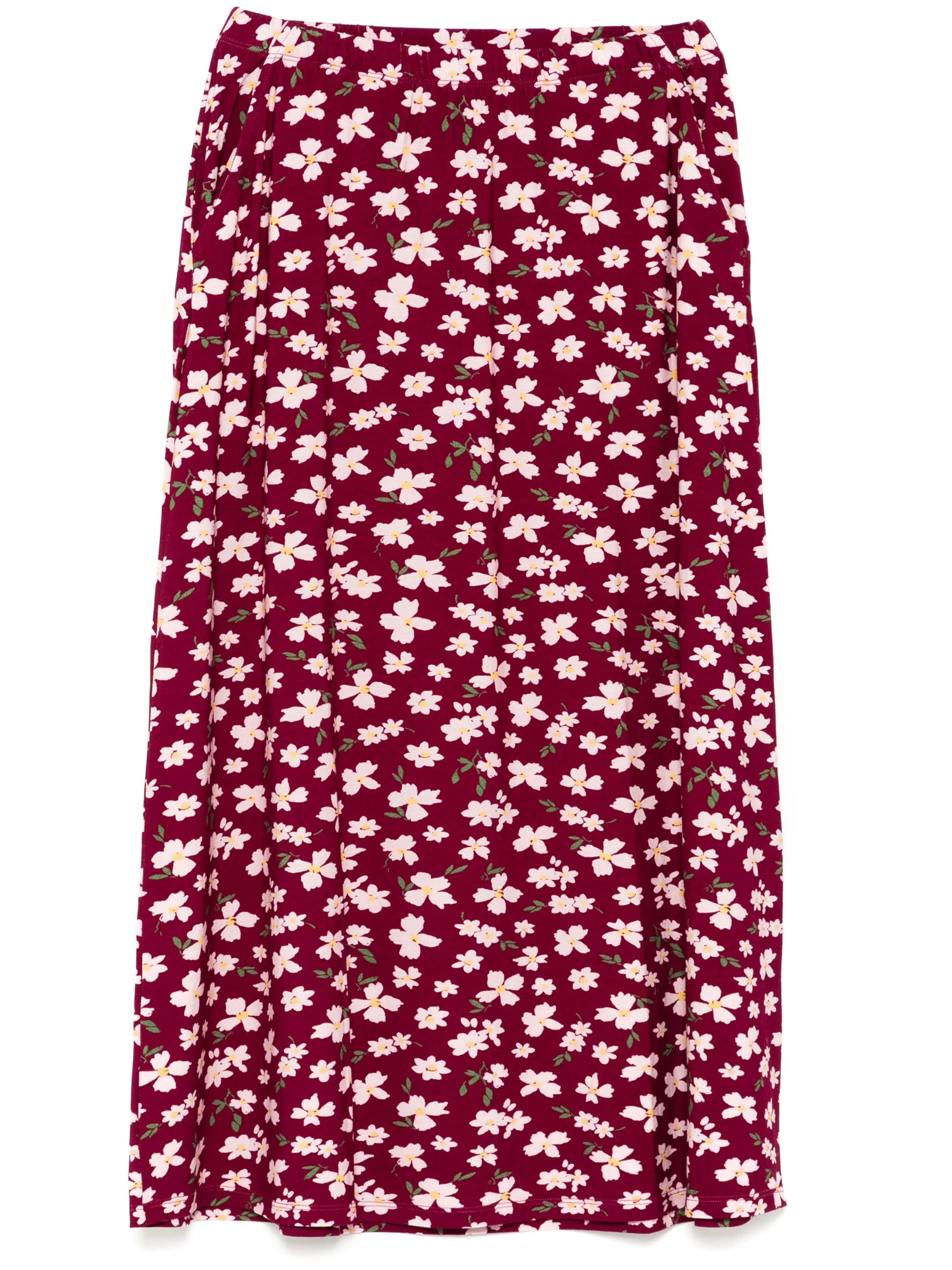 

Юбка с цветочным принтом Agnès B., фиолетовый