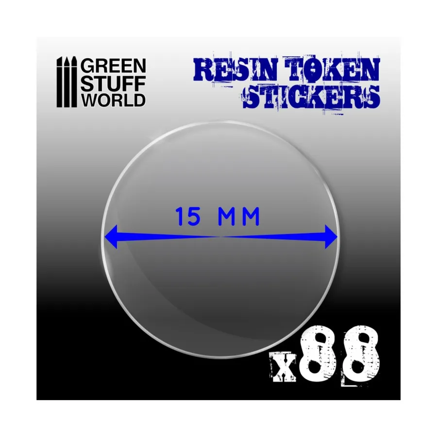 

Наклейки для жетонов из смолы 15 мм, Accessories - Tokens, Markers & Pawns (Green Stuff World)