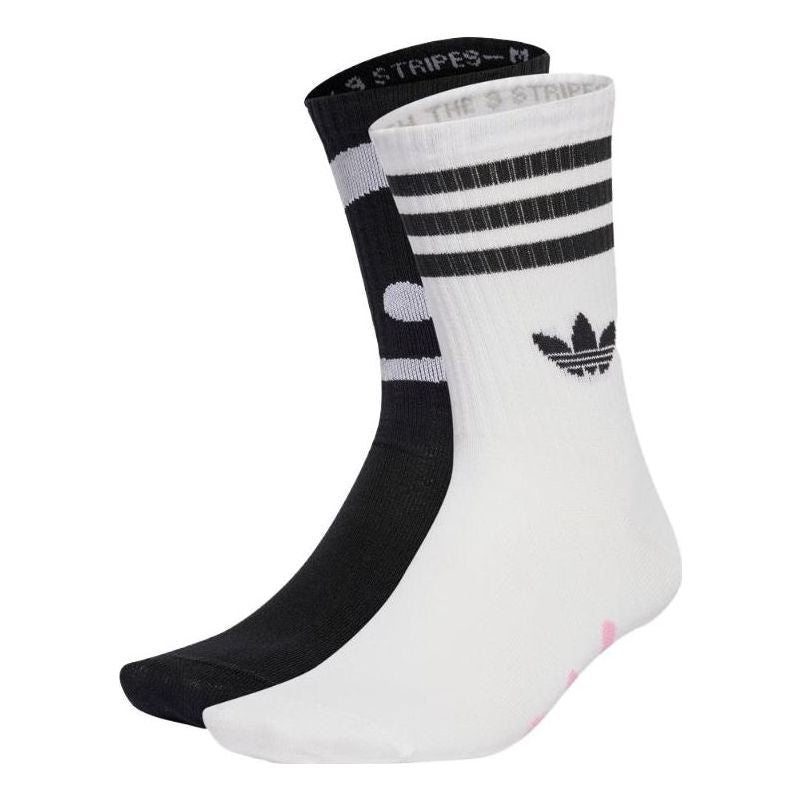 

Носки adidas Originals x Andr Saraiva Mid Crew Socks 'Black White', черный
