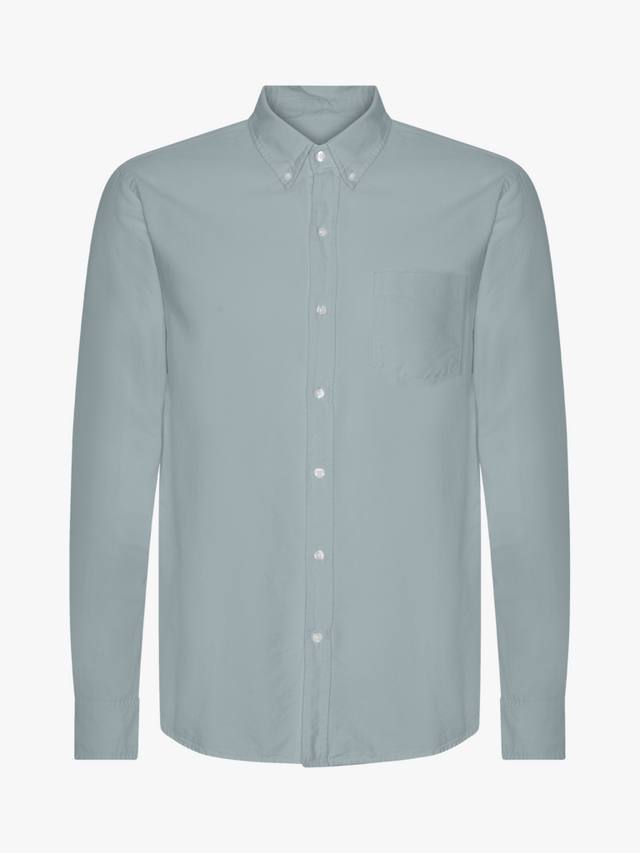 

Рубашка из хлопкового оксфорда с отложным воротником Colorful Standard, Steel Blue