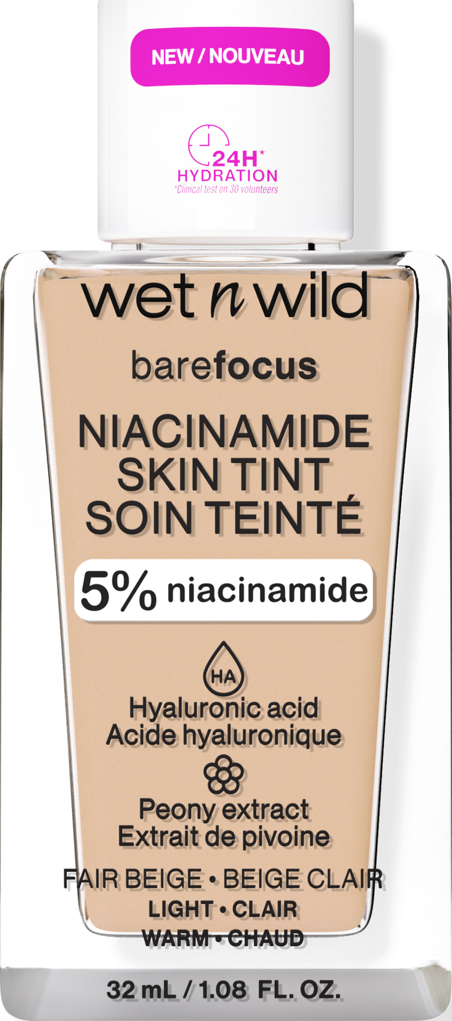 

Тональный крем wet n wild bare Focus Niacinamide Skin Tint Fair Beige