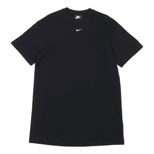 

Платье (WMNS) Nike As W Nsw Essntl Casual Sports Round Neck Short Sleeve Black Dress