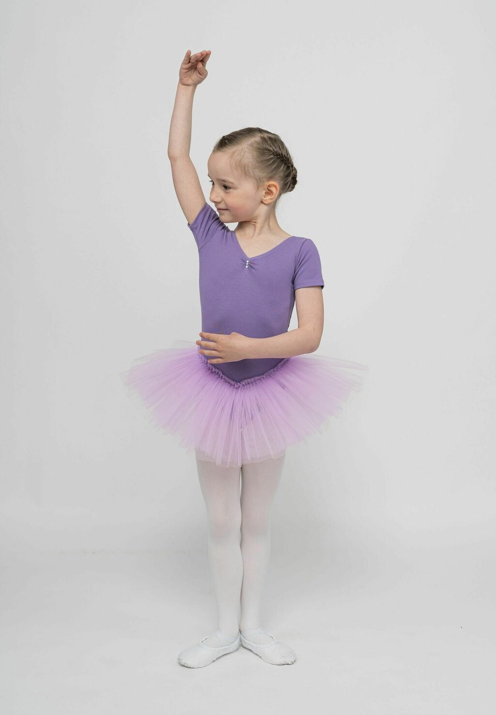 

Танцевальный купальник BALLETT TUTU NELE KURZARM Tanzmuster, цвет lavendel
