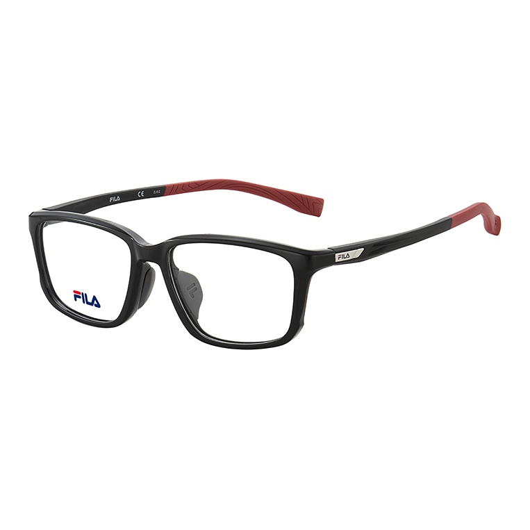 

FILA Пластиковая квадратная оправа для очков TR/Memory унисекс, 0Z42 Bright Black