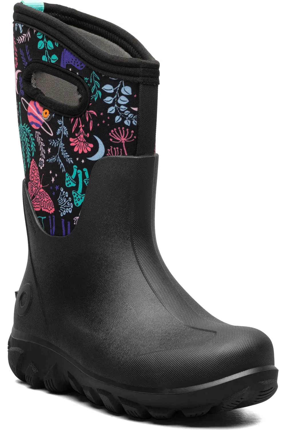 Детские сапоги водонепроницаемые утепленные Cosmic Forest Bogs, Black Multi