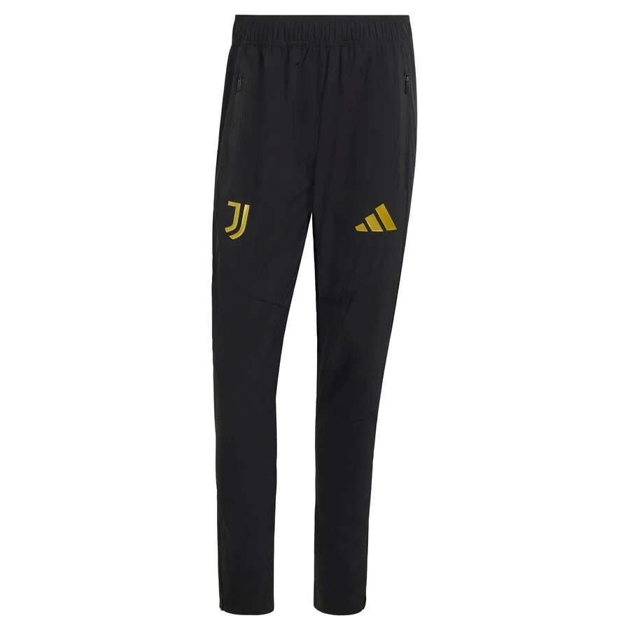 Спортивные брюки ADIDAS PERFORMANCE Regular Workout Pants 'Juventus Turin Tiro' черного цвета