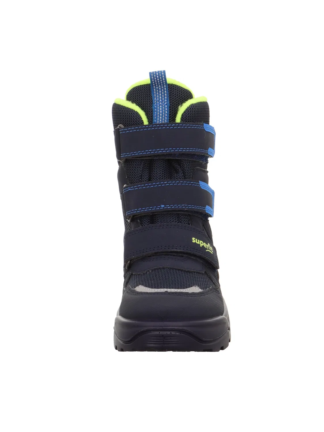 Детские снежные ботинки для мальчиков Snow Max Superfit, Blue Yellow 8000 — фото 2