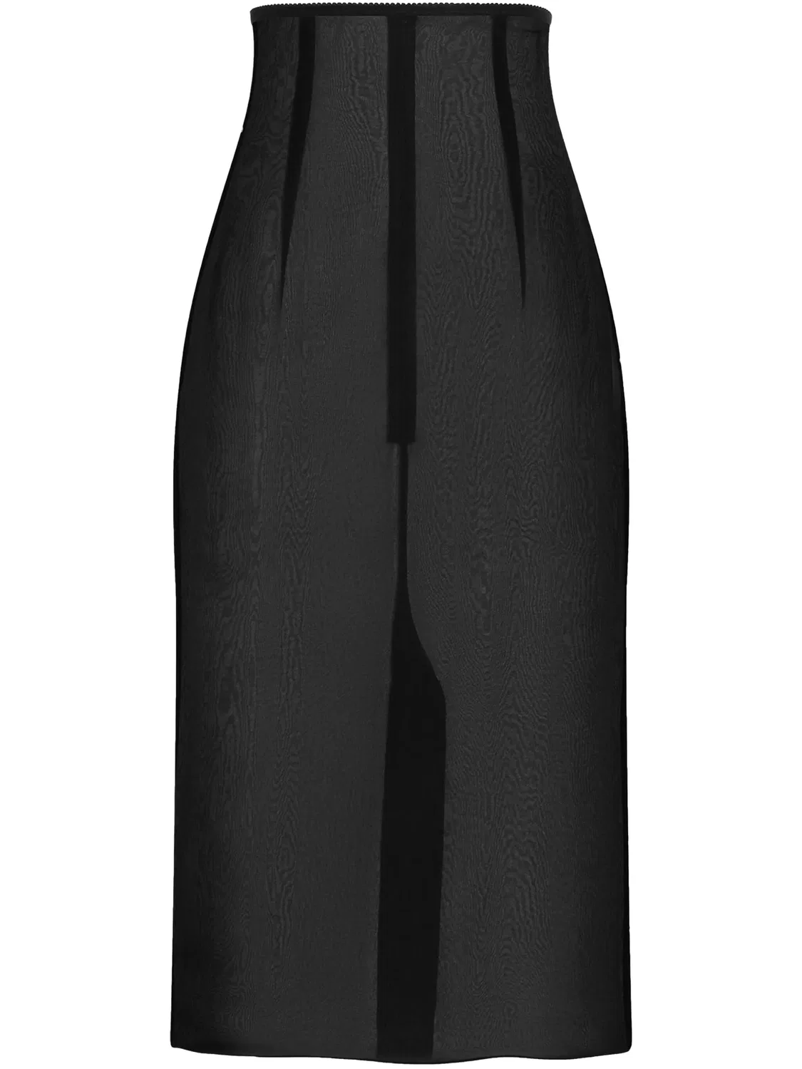 Шифоновая миди-юбка Dolce & Gabbana, черный