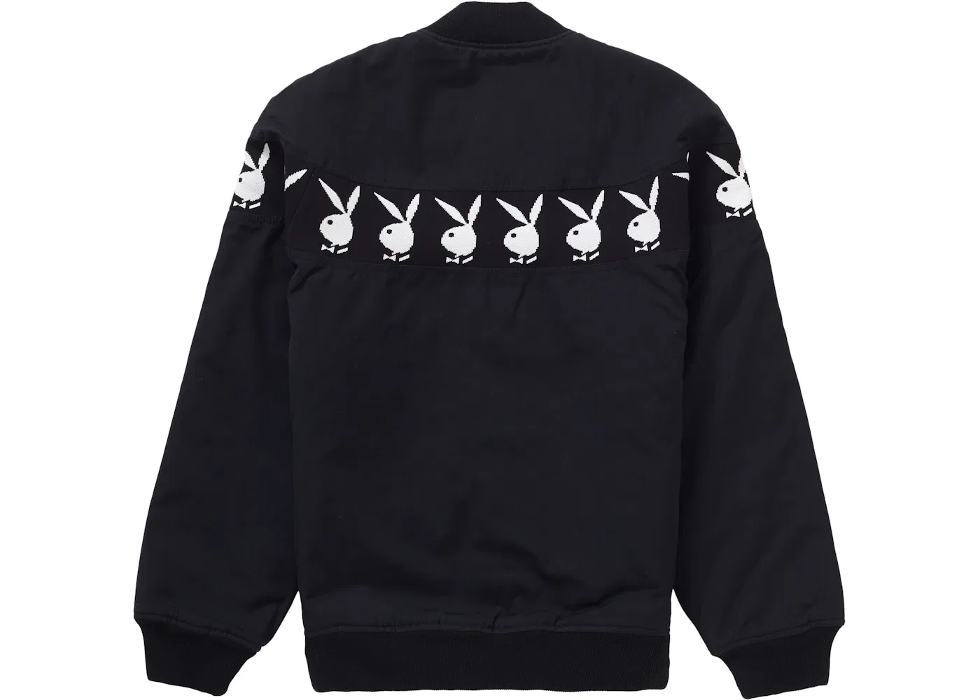 Мужская куртка Supreme Playboy Crew Jacket, Black — фото 3