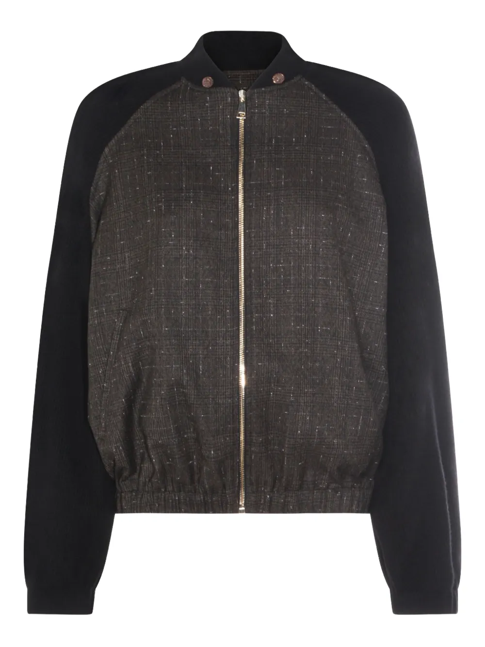 

Куртка на молнии в клетку Fabiana Filippi, коричневый