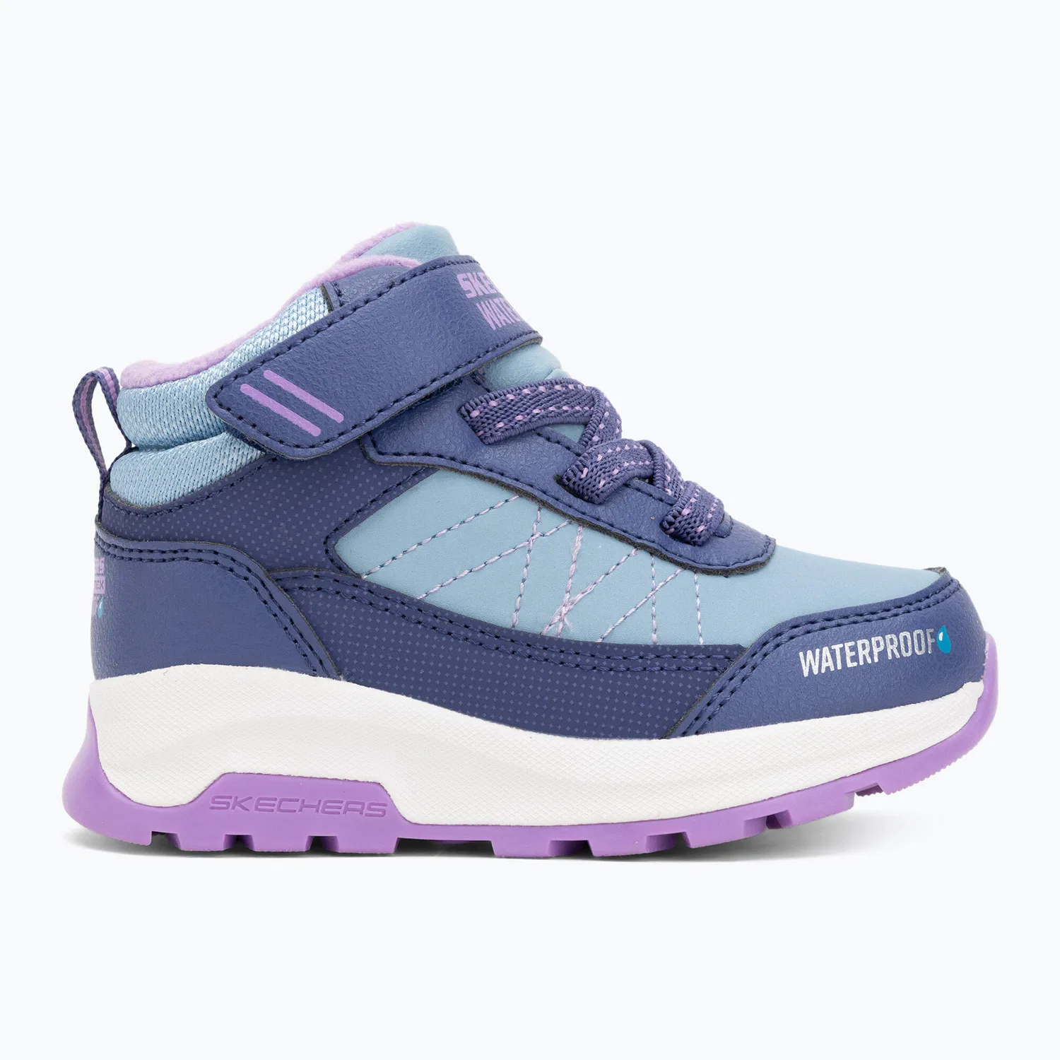 Детские кроссовки с водонепроницаемой мембраной Storm Blazer Artic Mass Skechers, Blau — фото 2