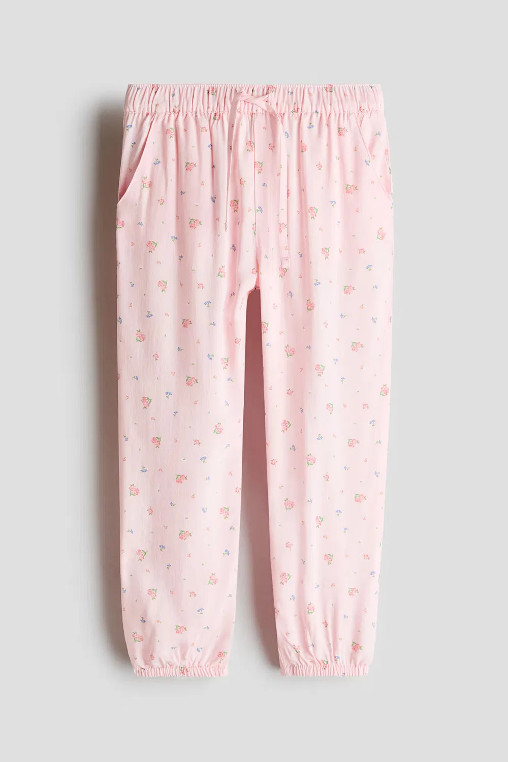 Спортивные брюки из тканого материала H&M, Hellrosa/Geblümt