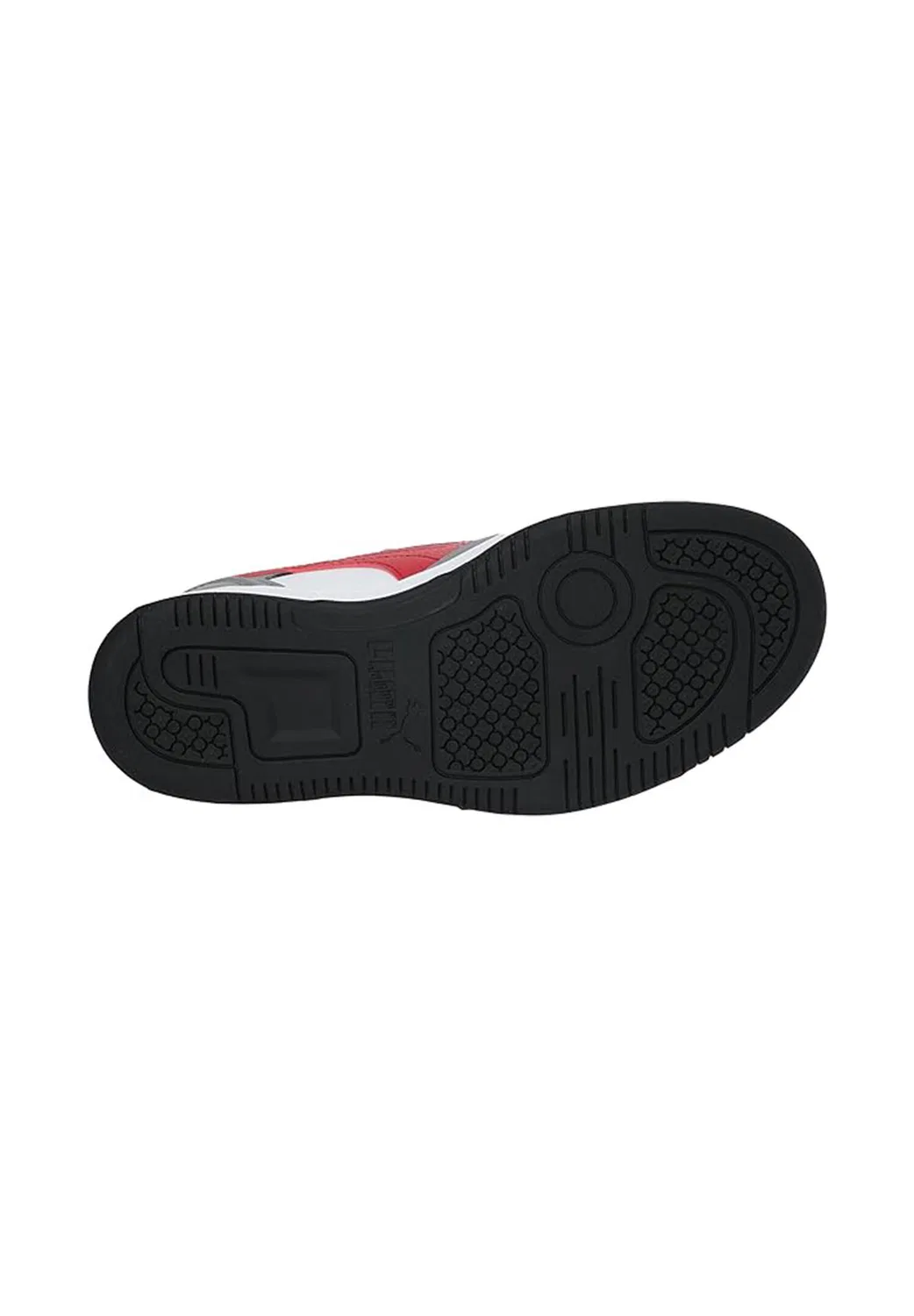 Детские кроссовки с закрытой шнуровкой Rebound V6 Lo AC PS Puma, Weiß Grau — фото 4