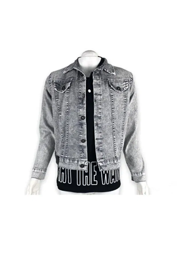 Детская джинсовая куртка для девочек Basics Denizlife, Metallic Gray
