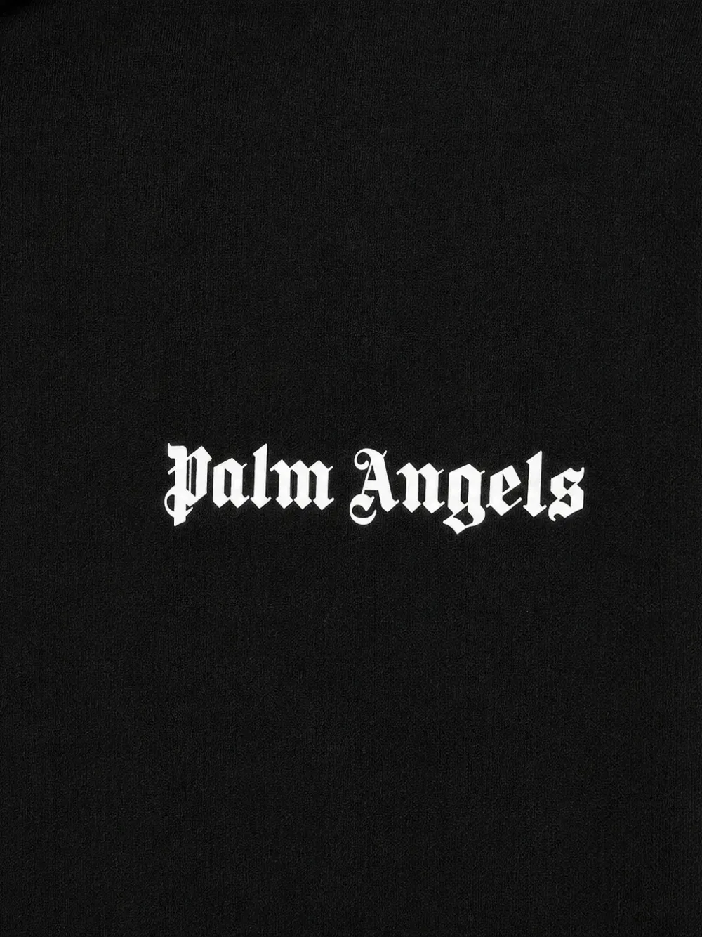 Худи на молнии с боковыми полосками Palm Angels Kids, черный — фото 3