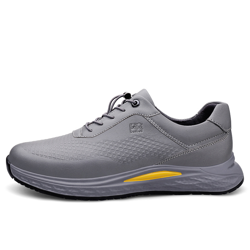 

Mulinsen Мужские повседневные туфли низкие черно-серые серые, цвет Gray[Leather Shoe Size: Athletic Shoes 41 = Size 40 in This Model]