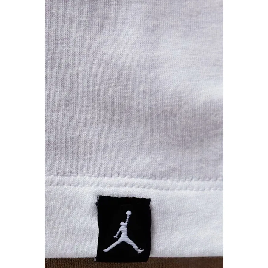 Футболка с коротким рукавом Jordan Jumpman Air Nike, Бело-черный — фото 4