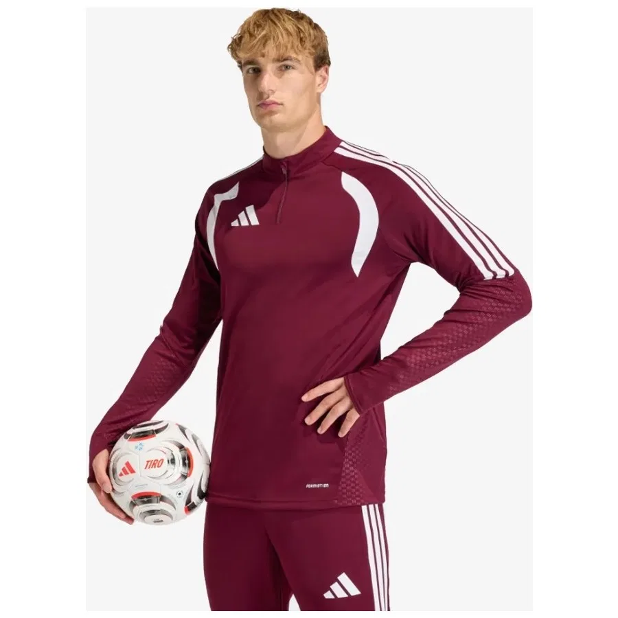 Мужская спортивная олимпийка с длинным рукавом Tiro 26 Competition Training adidas, Бордовый — фото 2