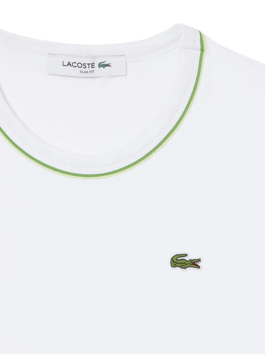 Футболка с округлым вырезом Lacoste, белый — фото 2
