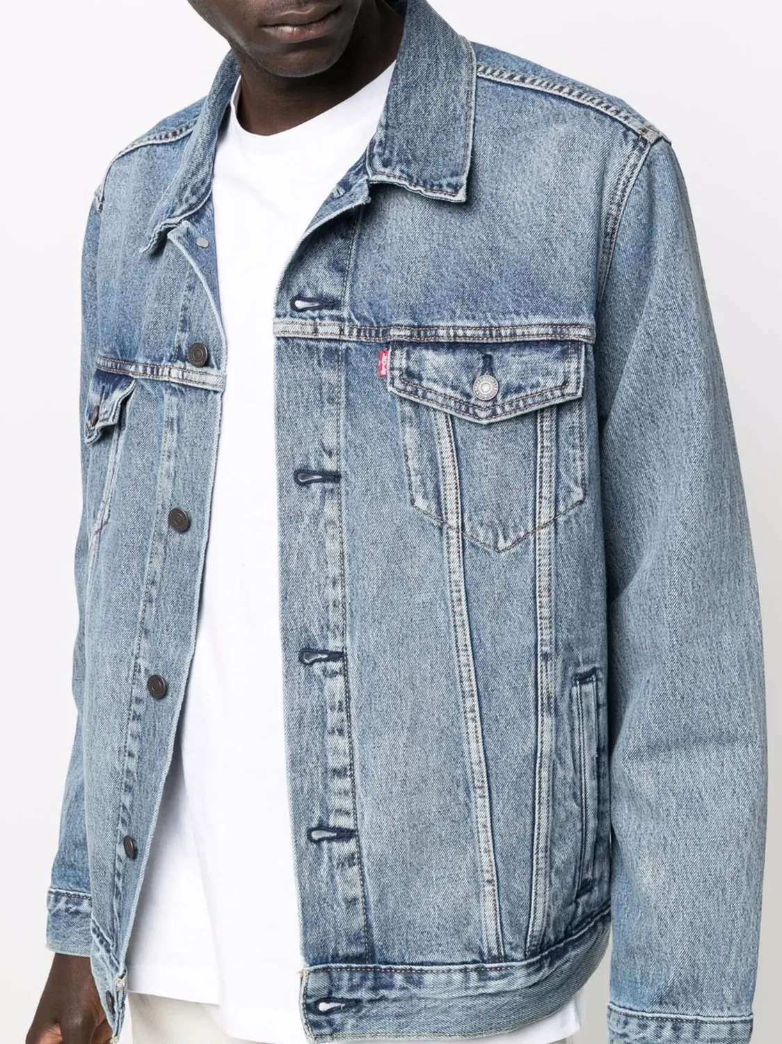 Levi's Джинсовая куртка Skyline, синий — фото 3