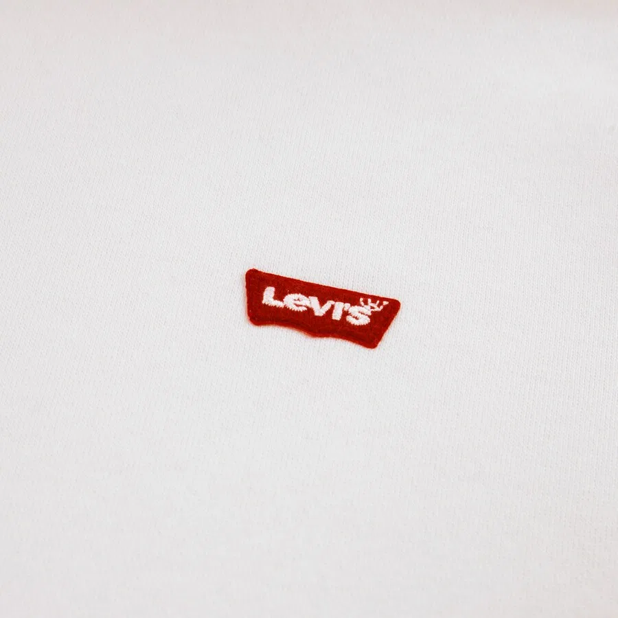 Детская толстовка Levi's Kids, кремовый — фото 3