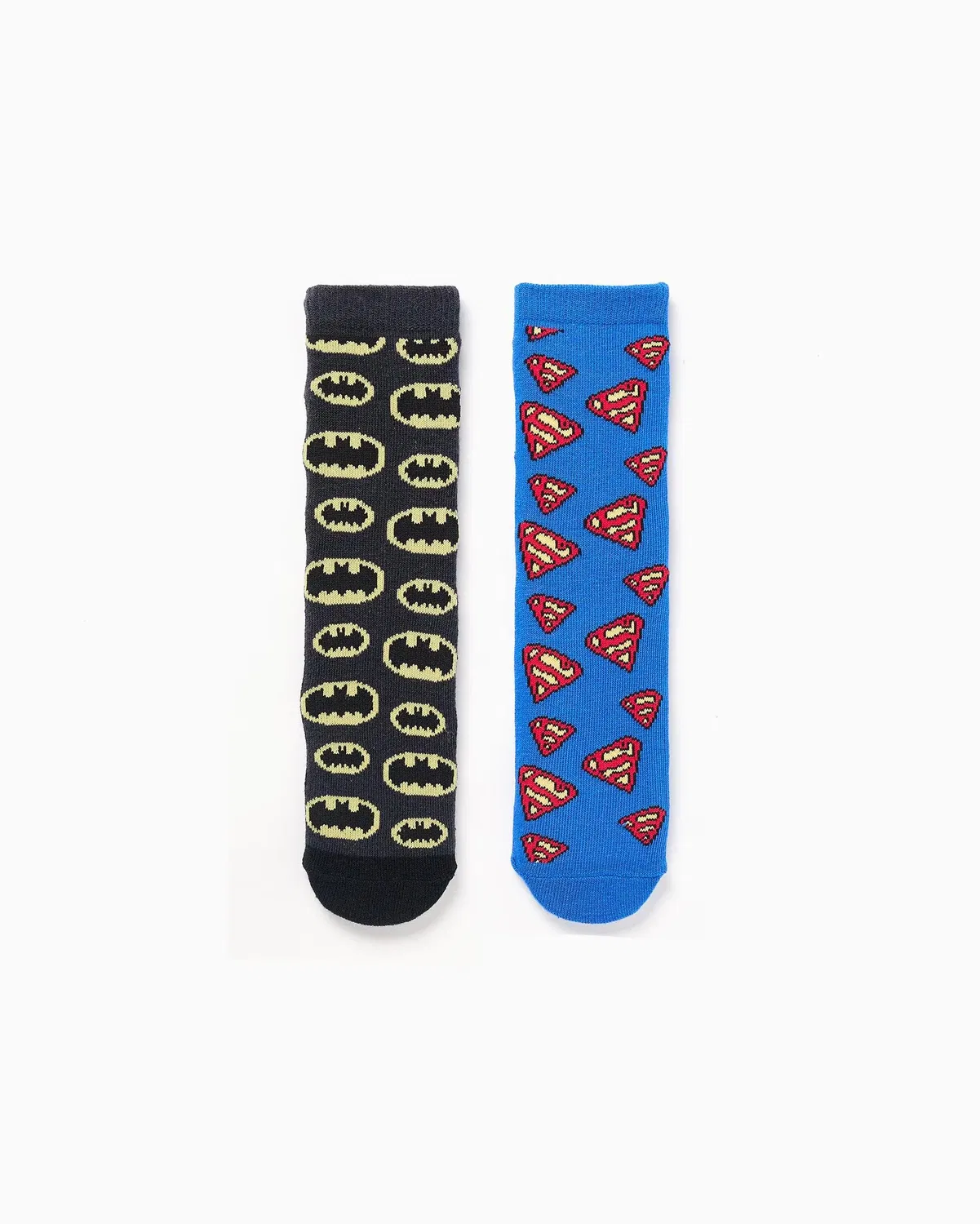 Детские носки для мальчиков с противоскользящим покрытием Batman и Superman Zippy, Multicolor