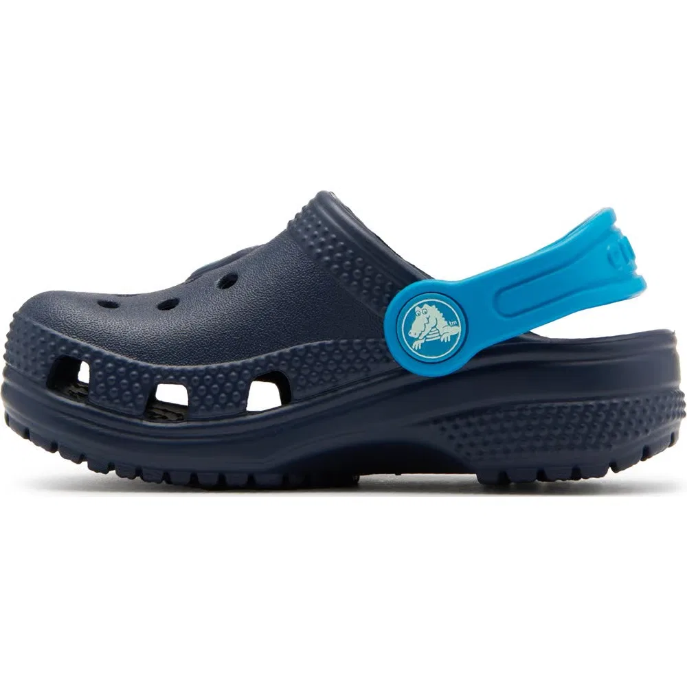 Детские классические светящиеся сабо Crocs, Navy Ufo — фото 3