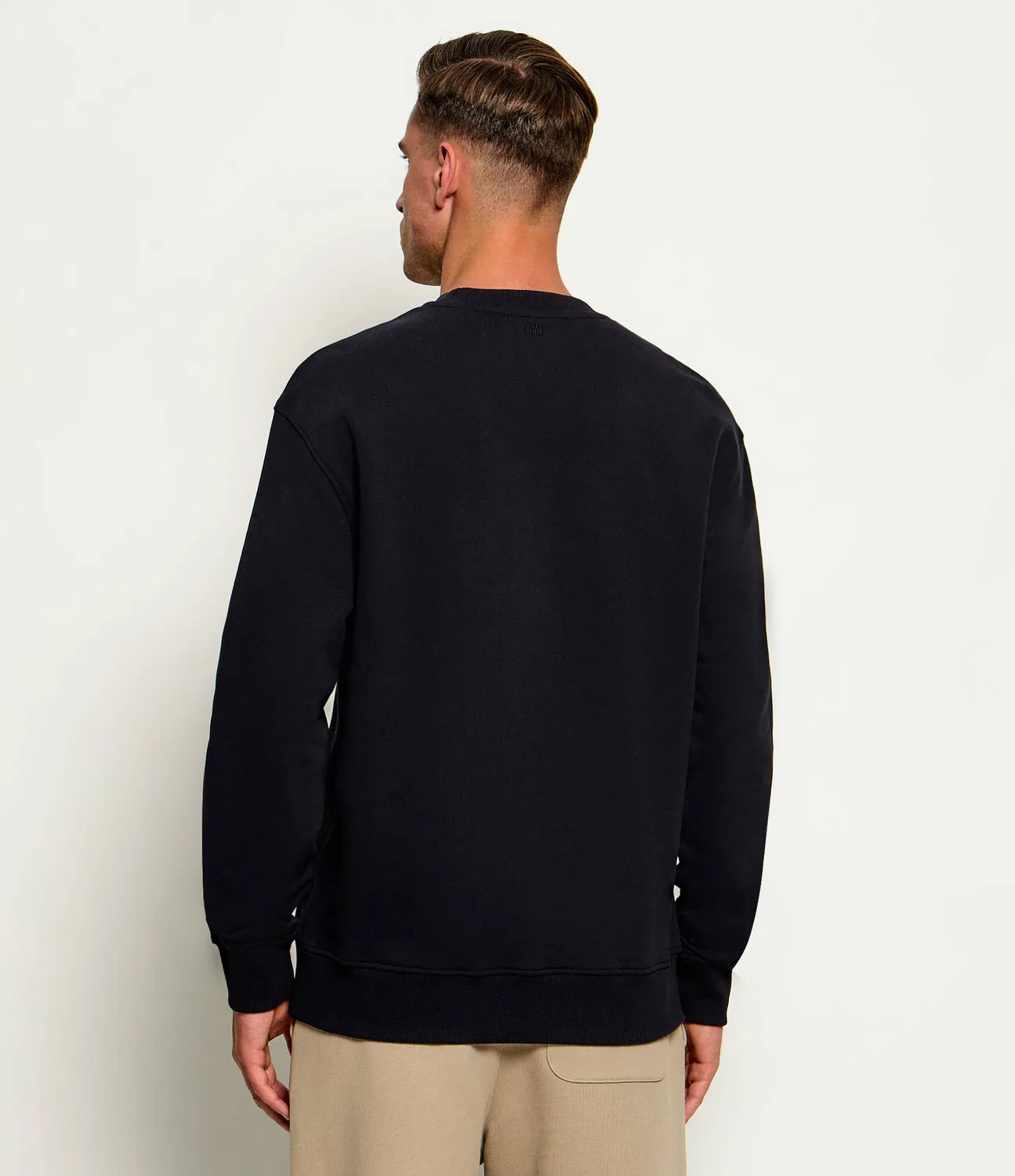 Толстовка Relaxed Fit Ami Paris, черный — фото 3