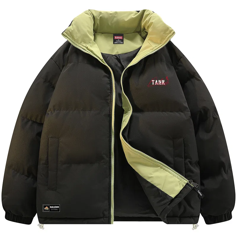 Детская пуховая куртка с умеренным наполнением BALENO, Black/Fruit Green
