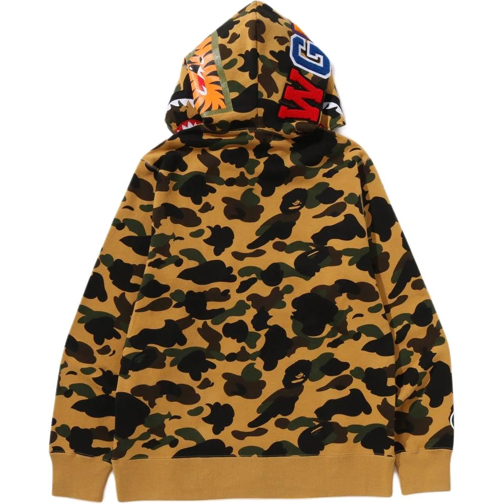 Детский худи с капюшоном, с принтом, 1ST CAMO, A BATHING APE, Green — фото 4
