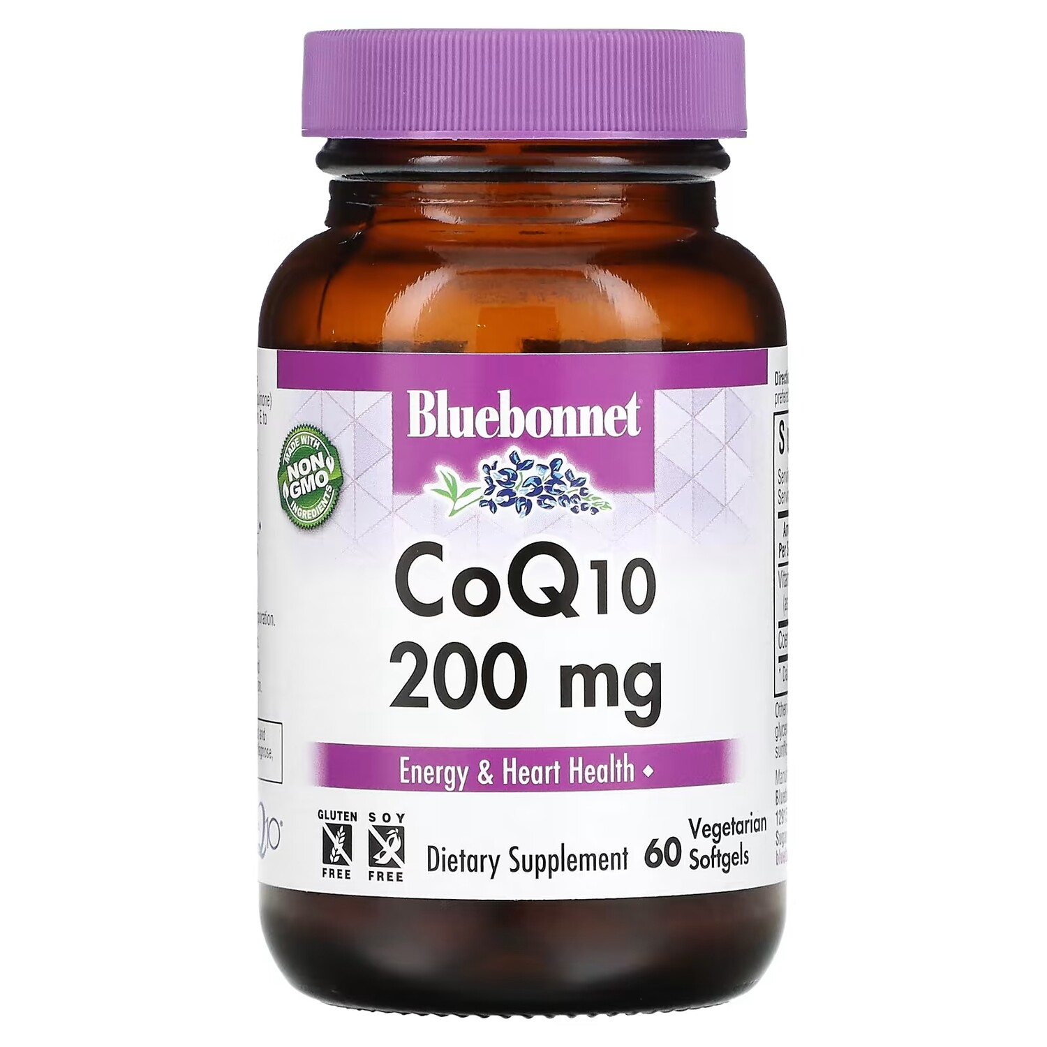 

Bluebonnet Nutrition CoQ10 200 мг, 60 желатиновых капсул