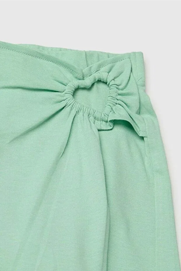 Детские шорты-юбка для девочек с принтом United Colors Of Benetton, Green — фото 3